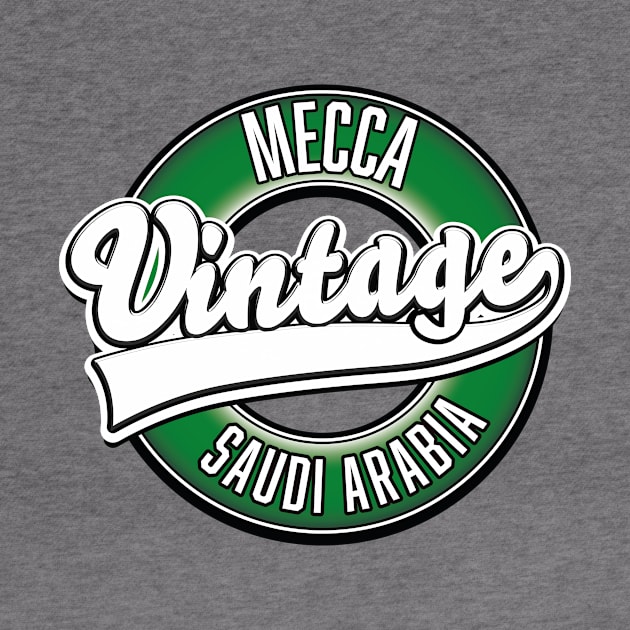 Mecca saudi arabia vintage logo by nickemporium1